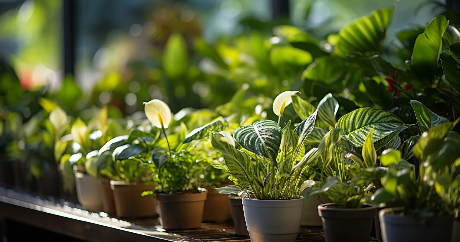 Healthy Houseplants Thriving In A Pest-Free Environment