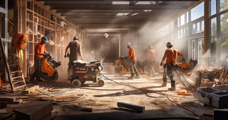 Home Renovation Construction Zone