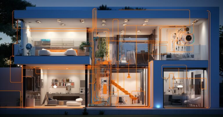 House with Electrical Wiring