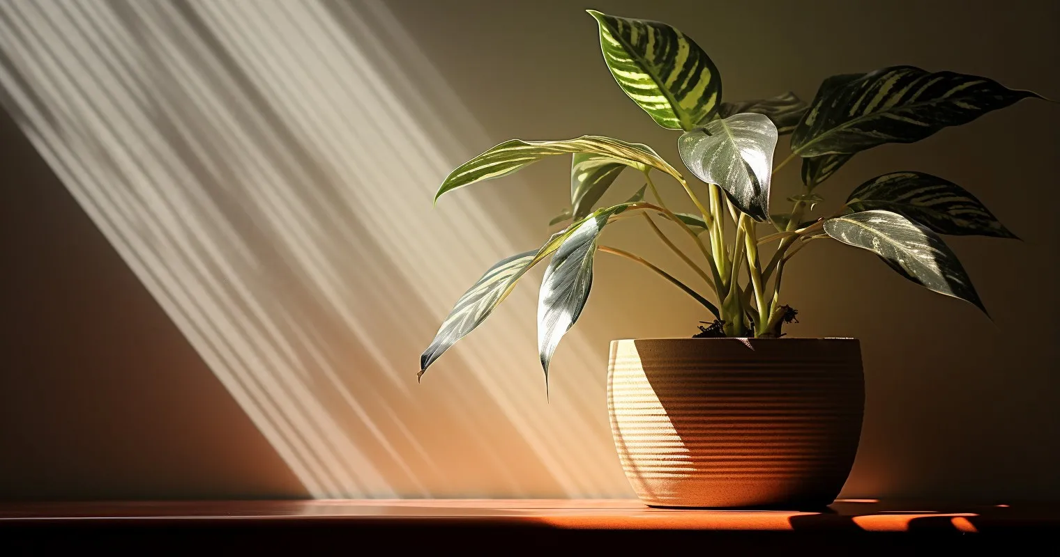 Houseplant Adjusting To Light Conditions