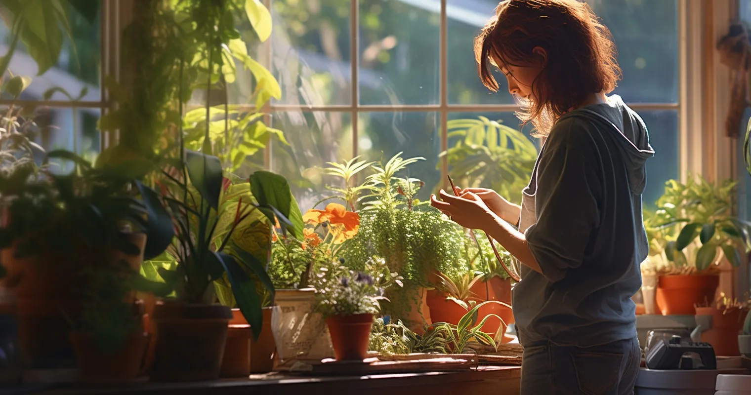 Houseplant Care Routine With Sunlight