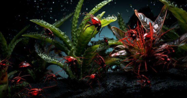 Houseplant Infested With Bugs