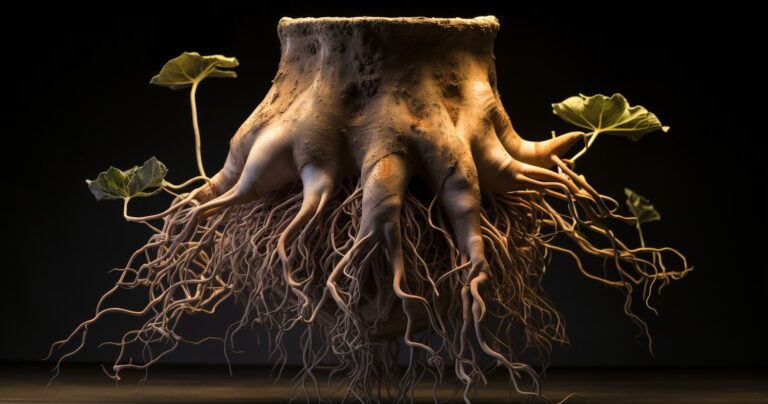 Houseplant Roots In A Cozy Pot