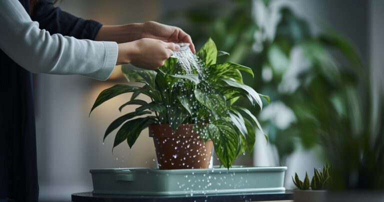 Houseplant With Watering