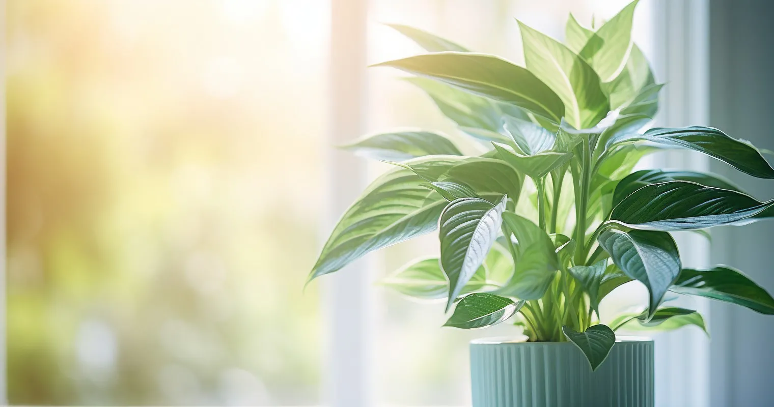 Houseplant Under Soft Light