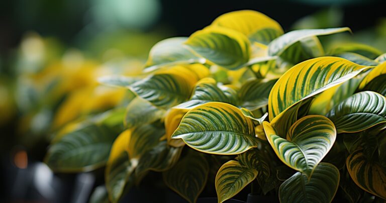 Houseplant With Yellow Leaves