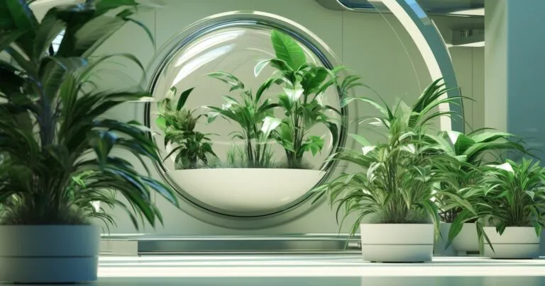 Houseplants Purifying The Air with NASA Logo