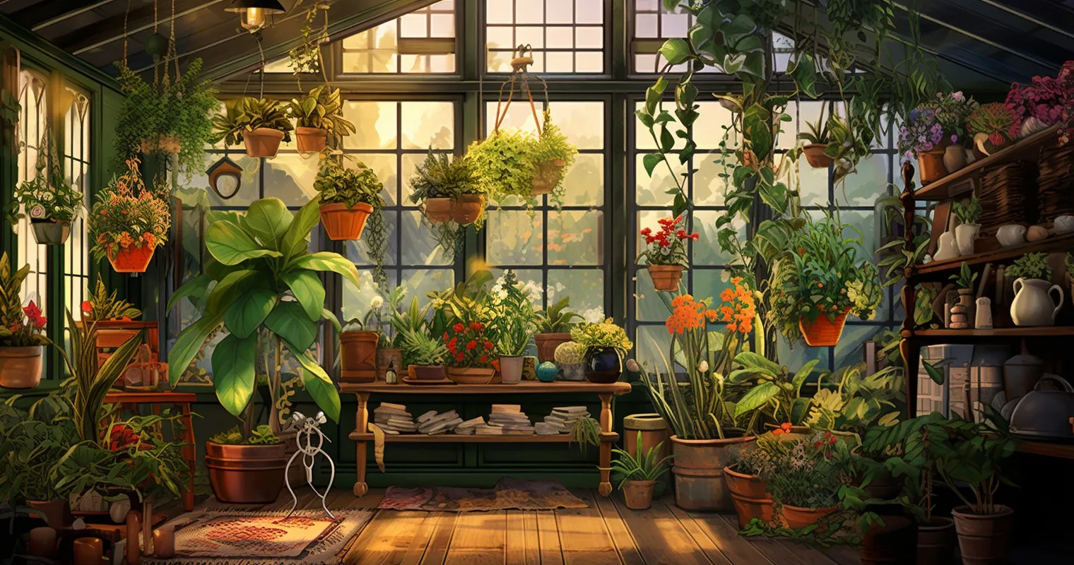 Houseplants Thriving In A Winter Indoor Garden