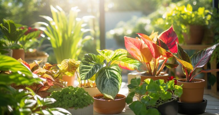 Houseplants Thriving Outdoors