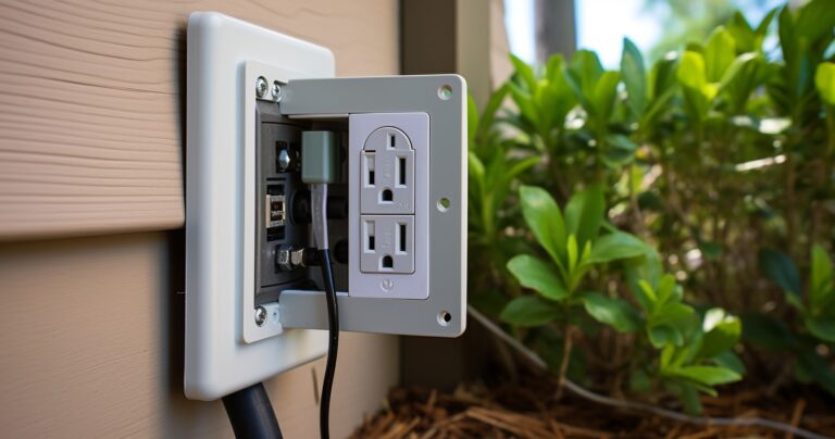 How To Install An Electrical Outlet Outside Your House