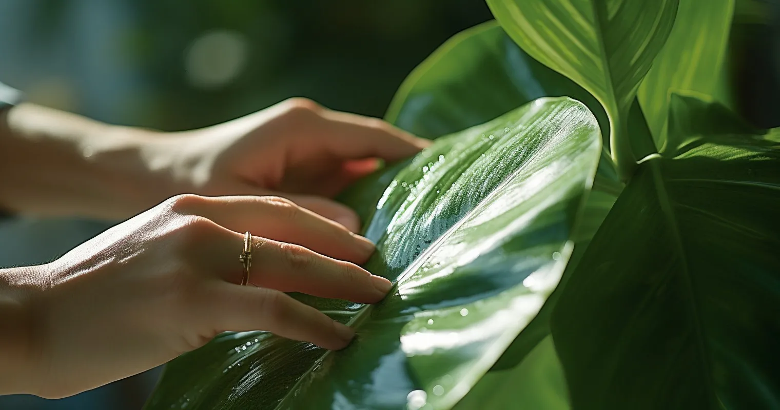 How To Polish Leaves Of Houseplants