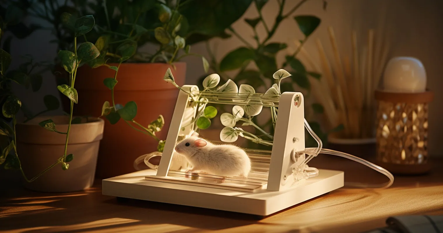Humane Mouse Trap with Repellent Cotton Balls