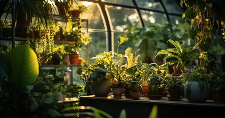 Illuminated Houseplant Garden