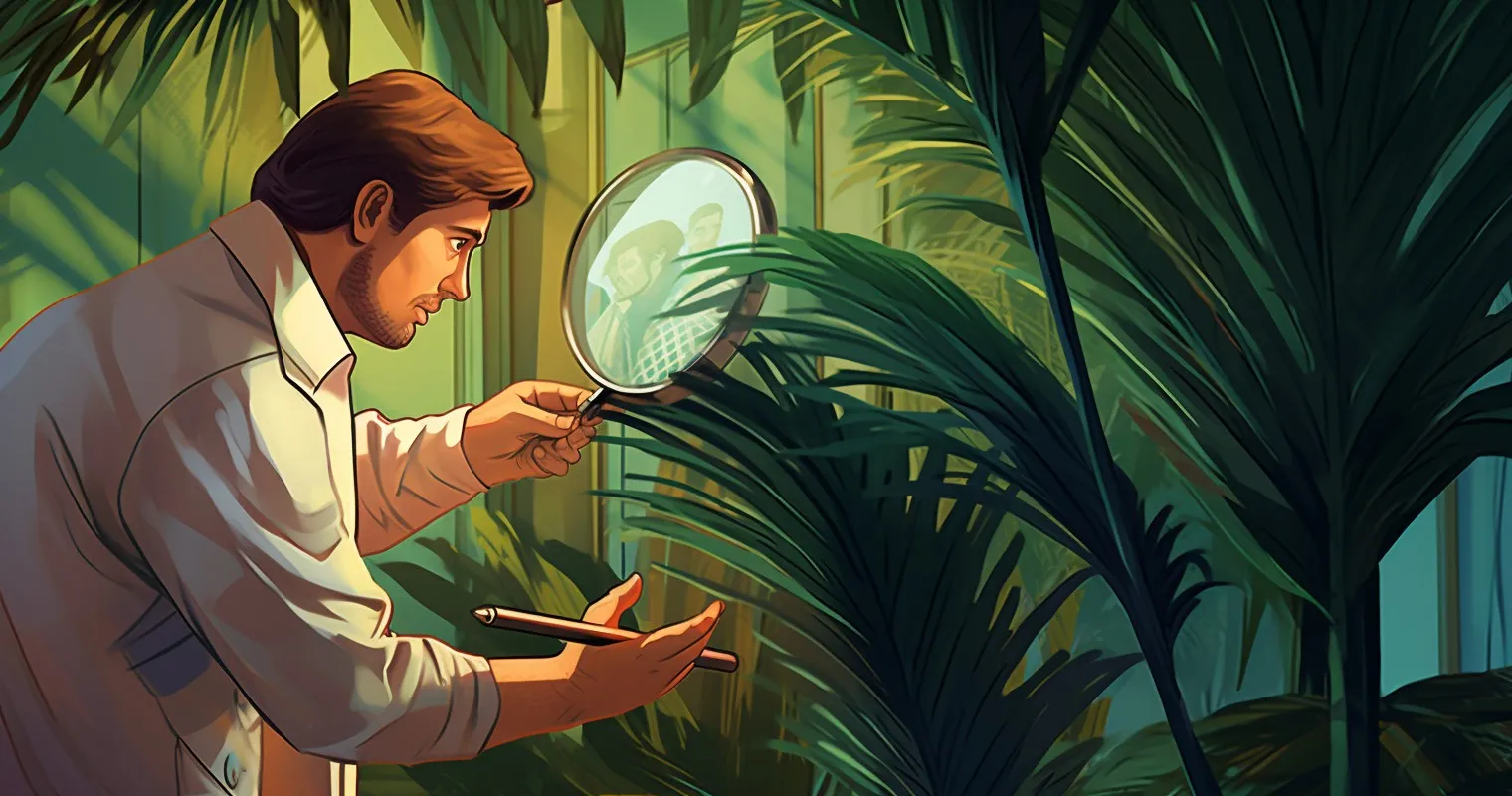 Indoor Palm Tree Health Checkup