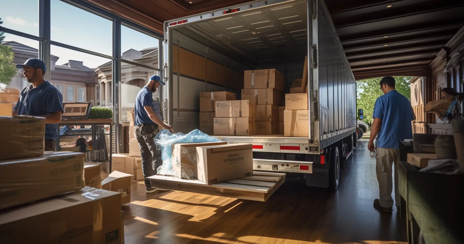 Labor-Only Movers Assisting With Heavy Furniture