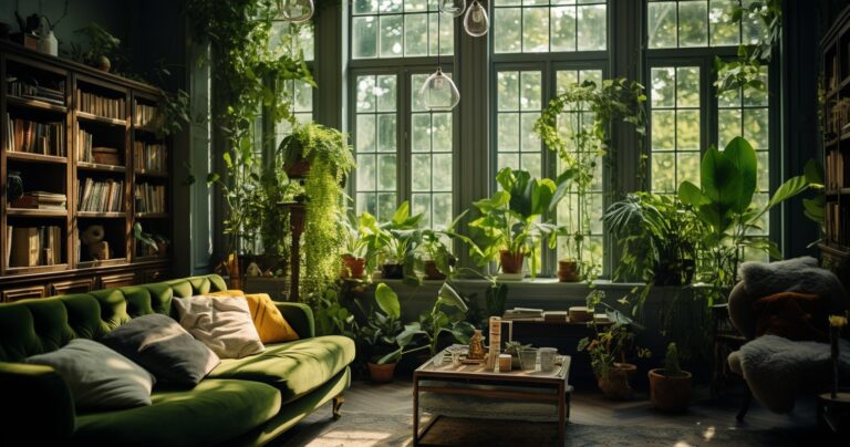 Lush Indoor Oasis