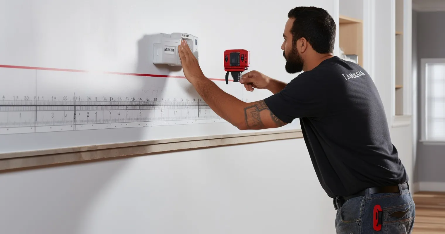 Measuring Wire Locations With A Laser Measure