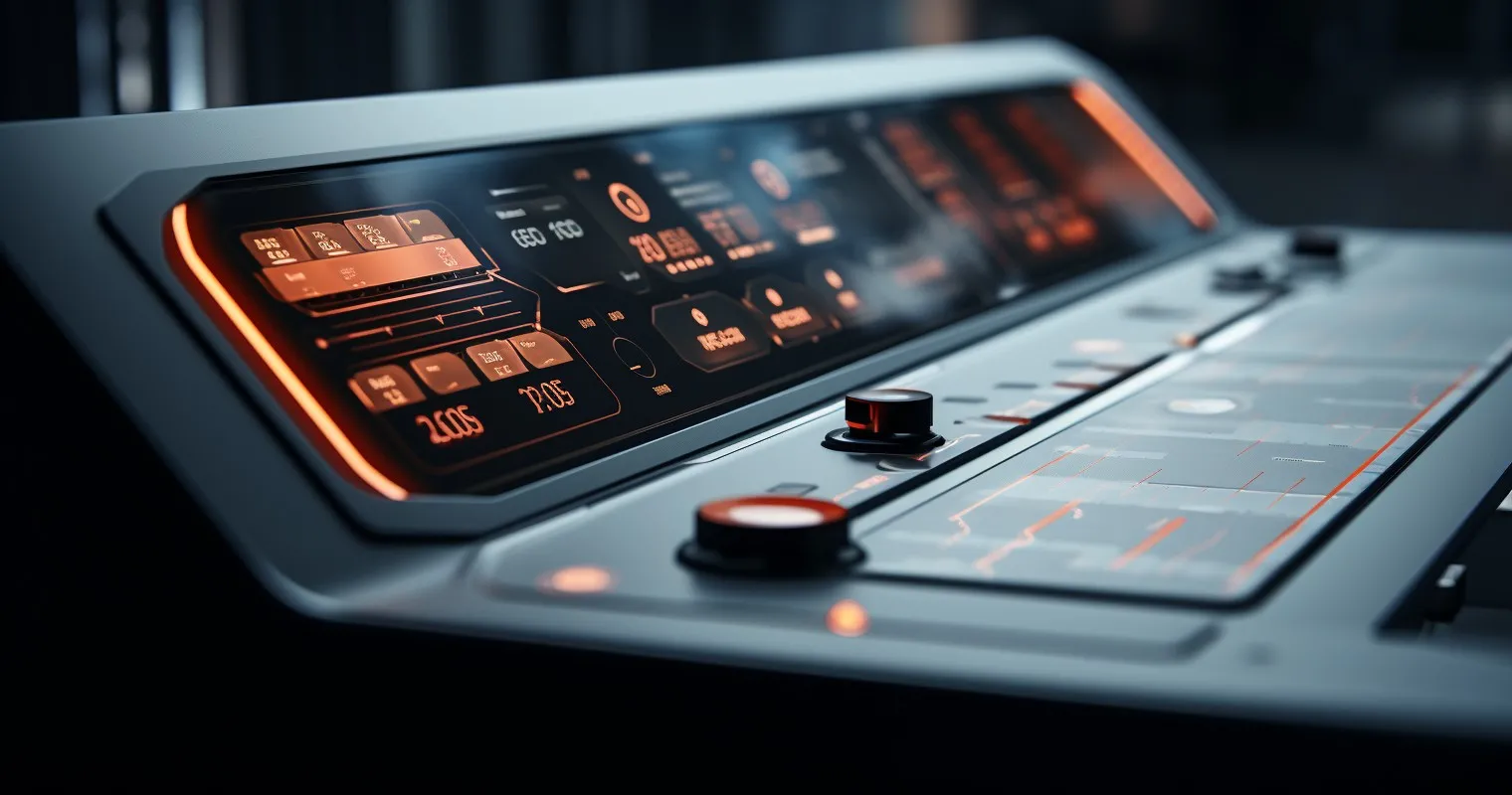 Modern Electrical Panel With Digital Interface