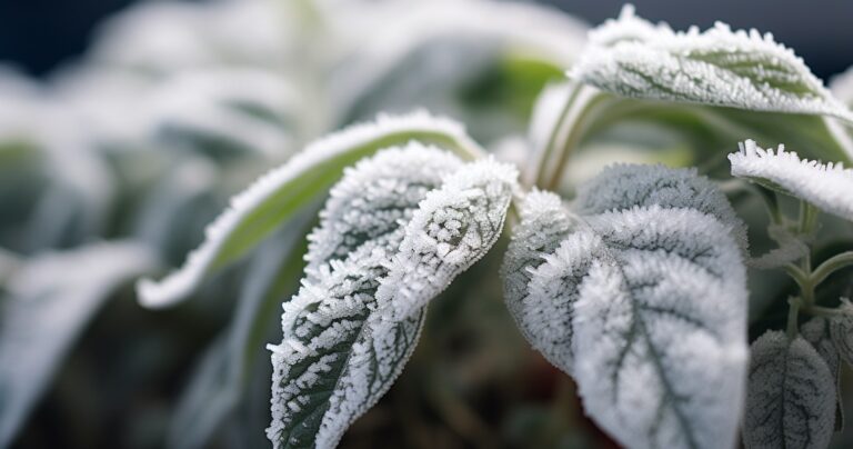 Moldy Houseplant With Furry White Mold