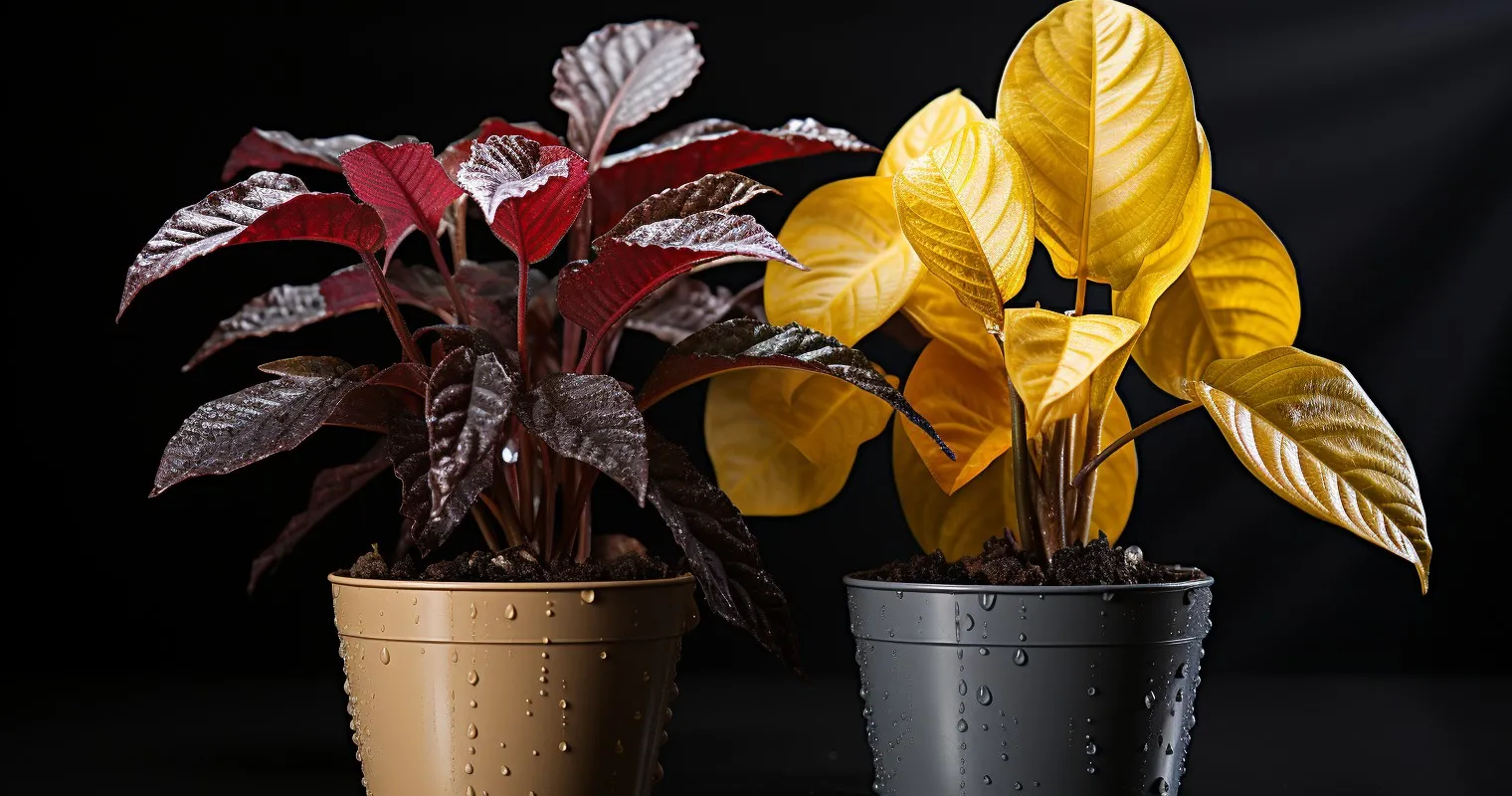 Overwatered vs Underwatered Plant