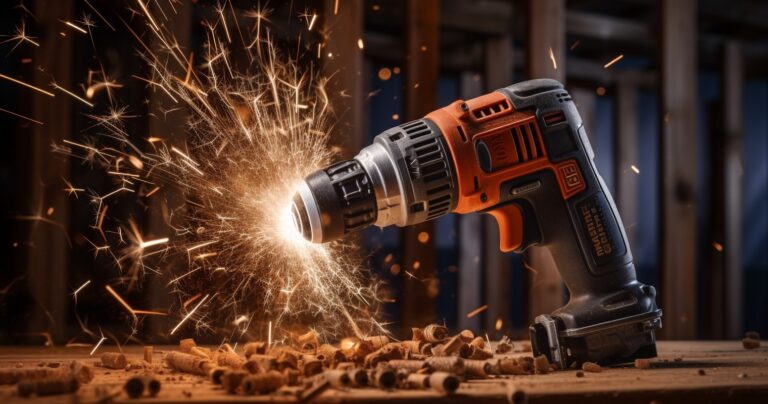 Power Drill In Action