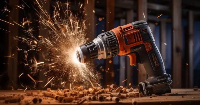 Power Drill In Action
