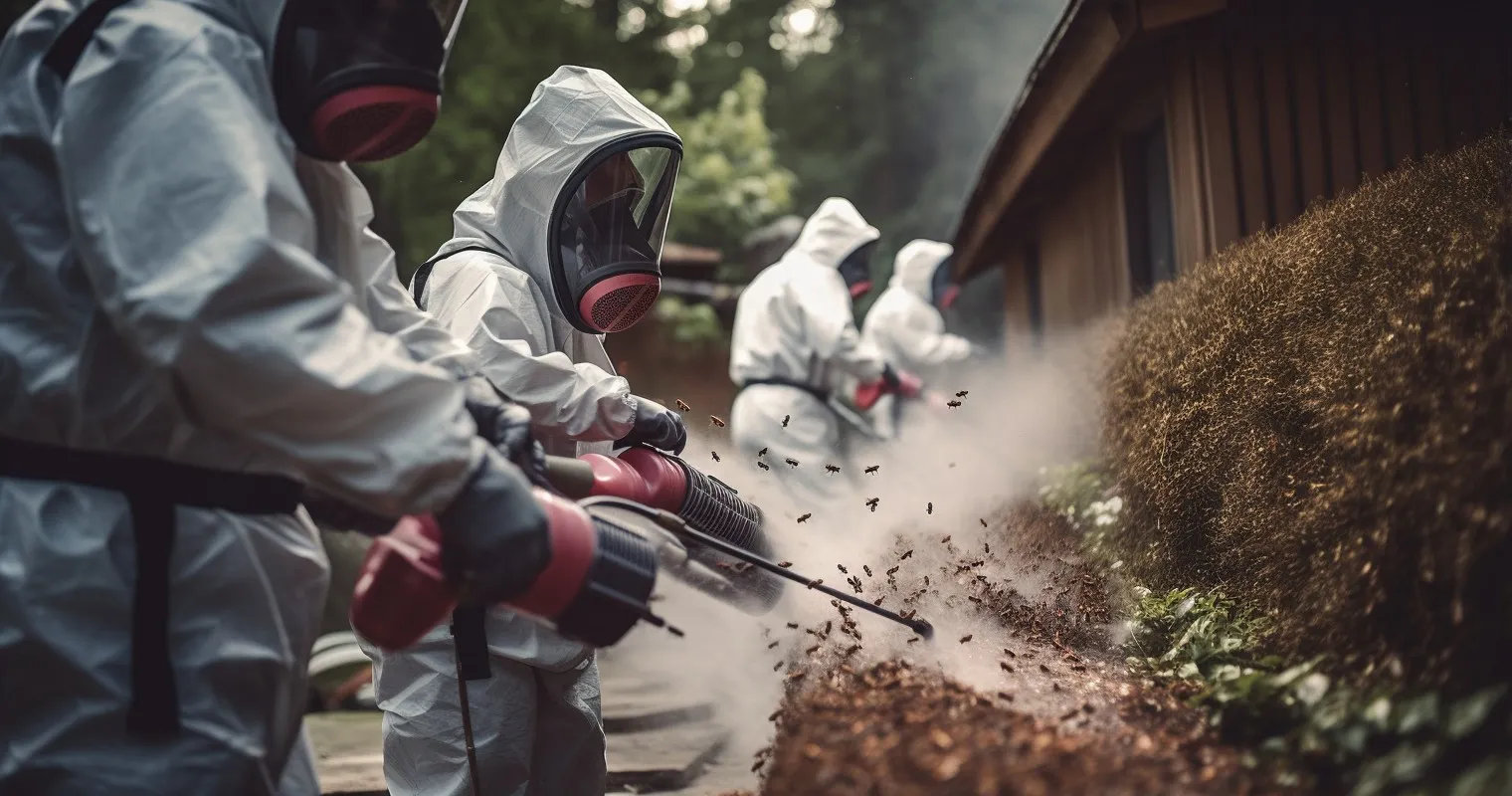 Professional Pest Control Team in Action