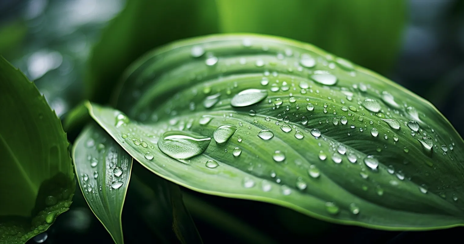 Radiant Leaves Reflecting Spring's Abundance