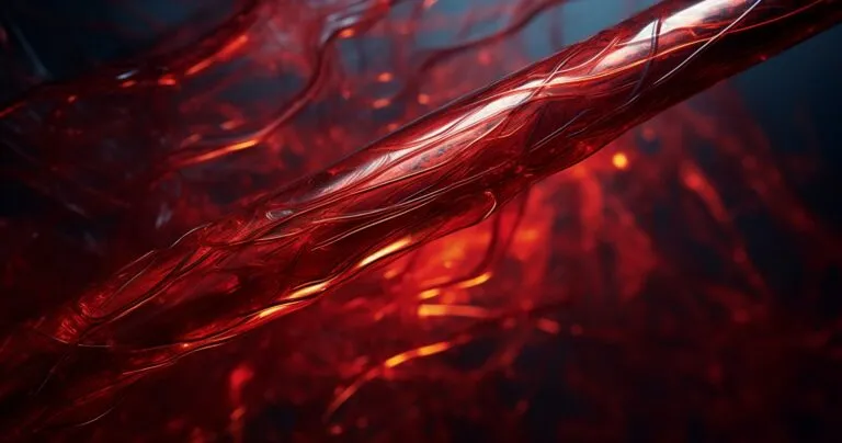 Red Electrical Wire Close-Up
