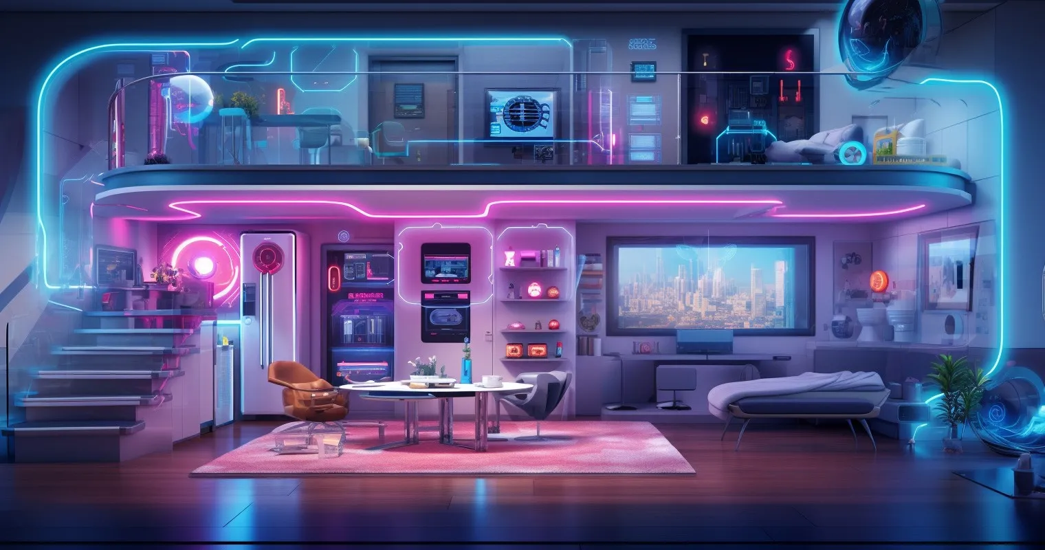 Sci-Fi-Inspired Smart Home System Managing Electrical Load.