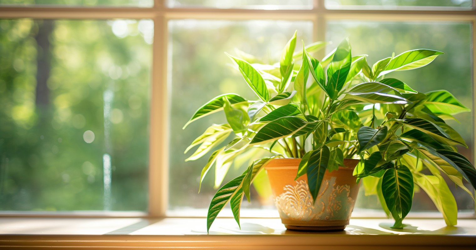 Seasonal Plant Transition Adapting To Indoor Conditions