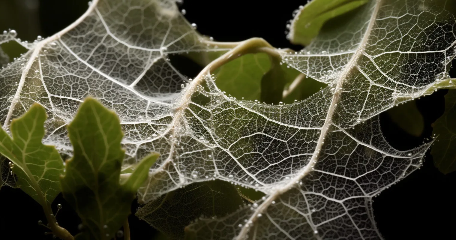Spider Mite Webbing And Infestation
