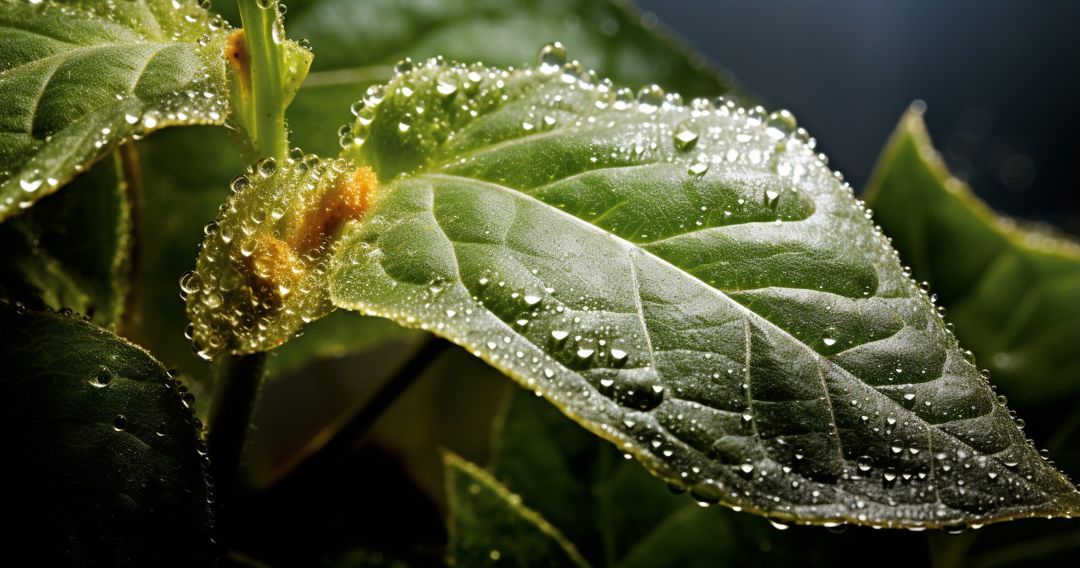 Spider Mites Infestation On Leaf