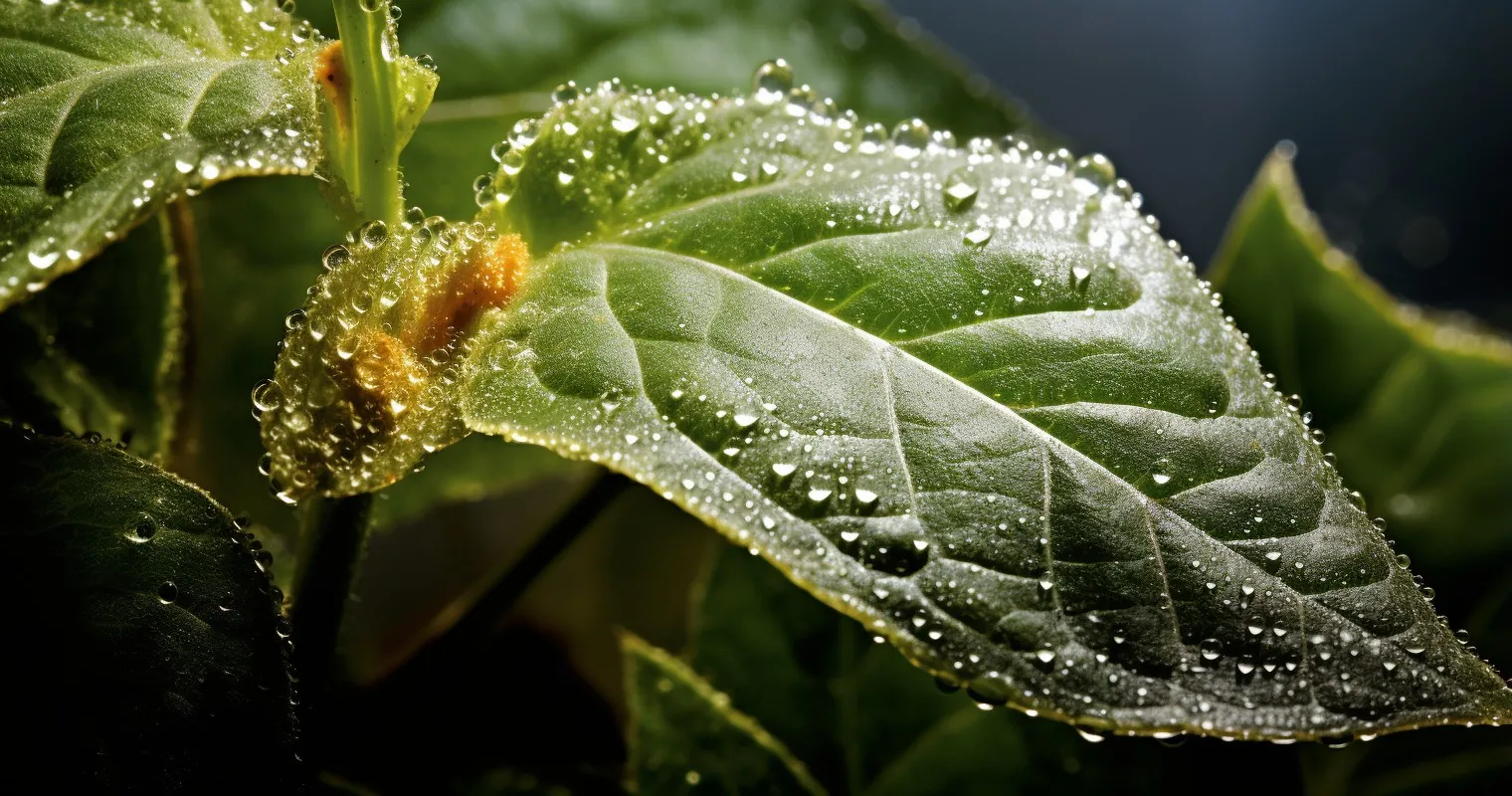 Spider Mites Infestation On Leaf