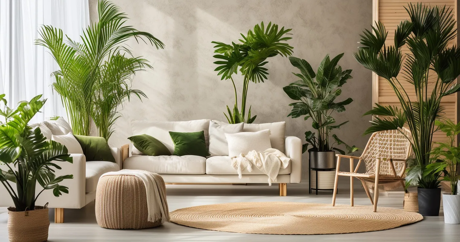 Stylish Pet-Safe Plants in a Trendy Living Room