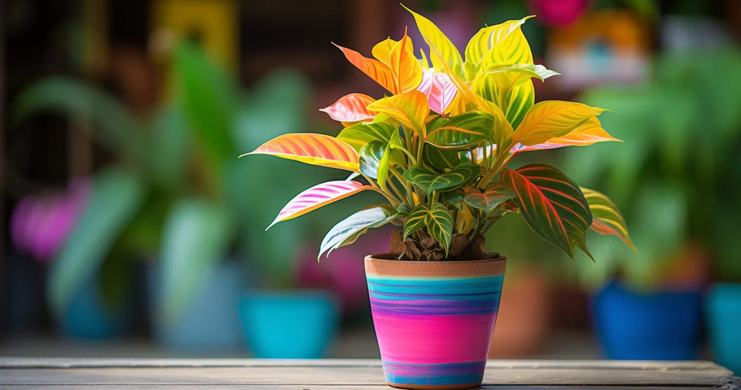 Thriving Houseplant With DIY Fertilizer
