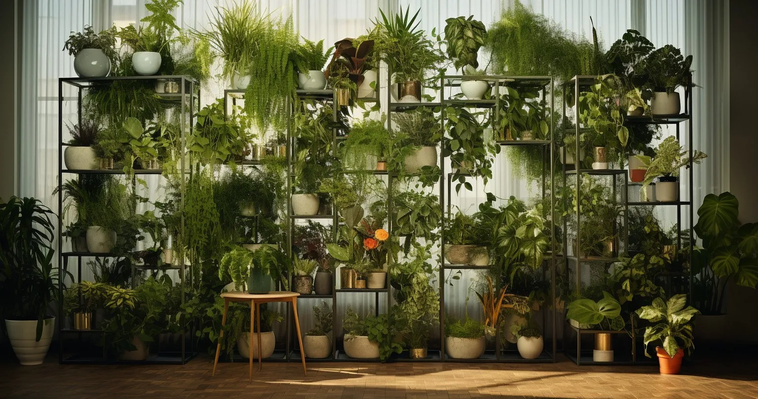 Vertical Garden As Room Divider