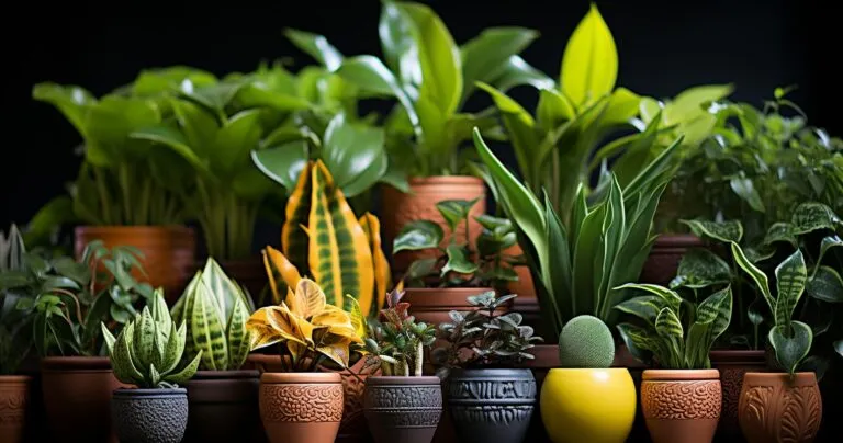 Vibrant Houseplants Thriving In Mosquito Bits-Treated Soil