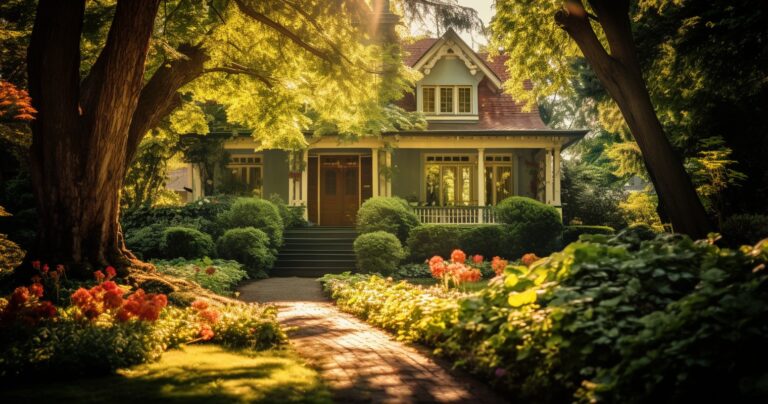 Vintage House With Garden