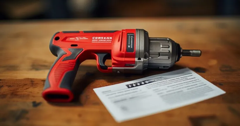 Warranty Card On Craftsman Power Tool