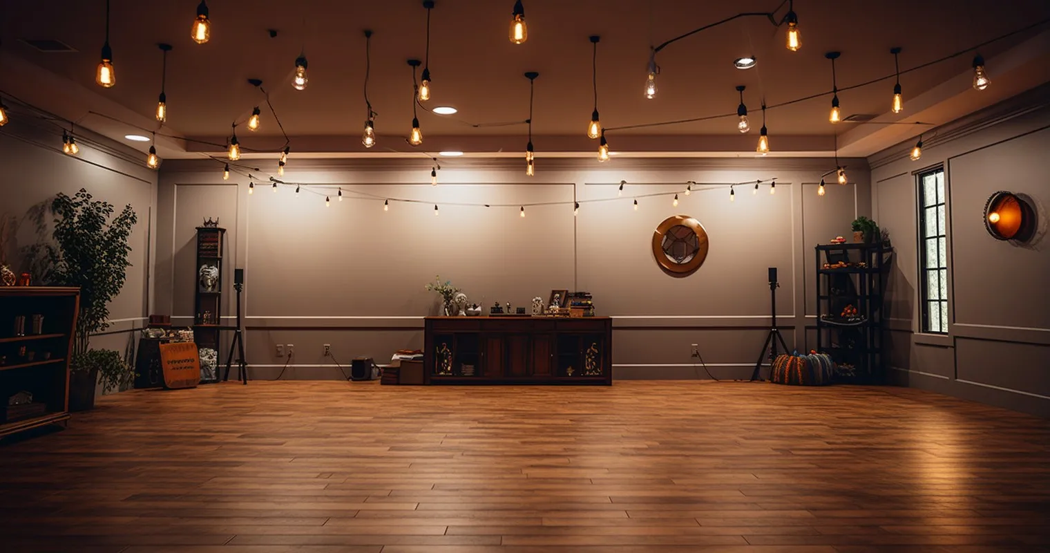 Well-Lit Room With Perfectly Installed Light Fixtures