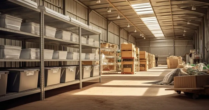 Customized Metal Building Interior