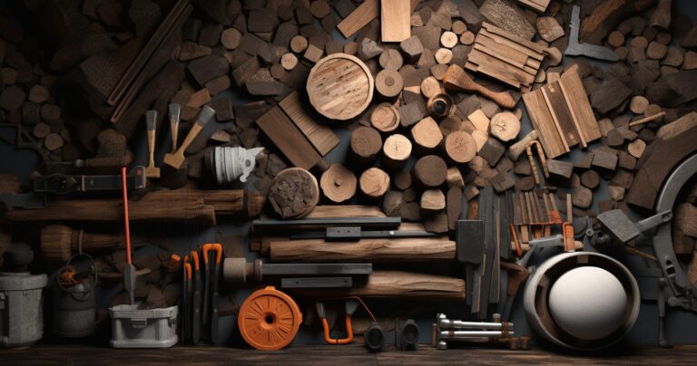 Building Material Goods Display