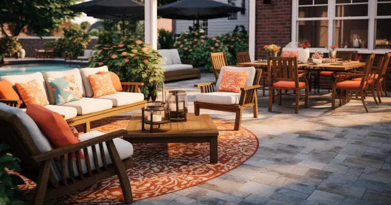 Outdoor Patio with Multi-Functional Areas