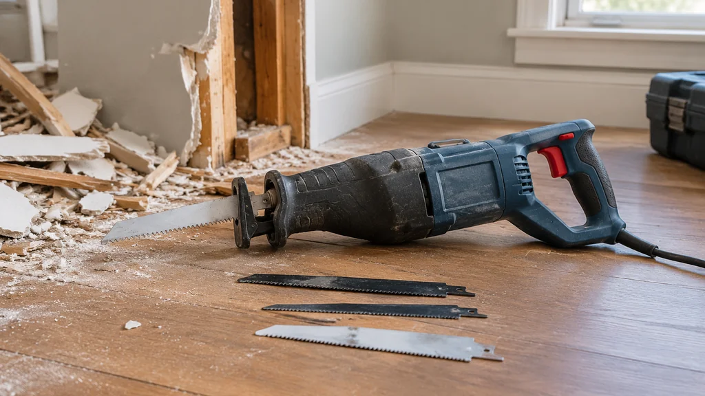 Reciprocating Saw Basics: Blades and Demolition Cuts